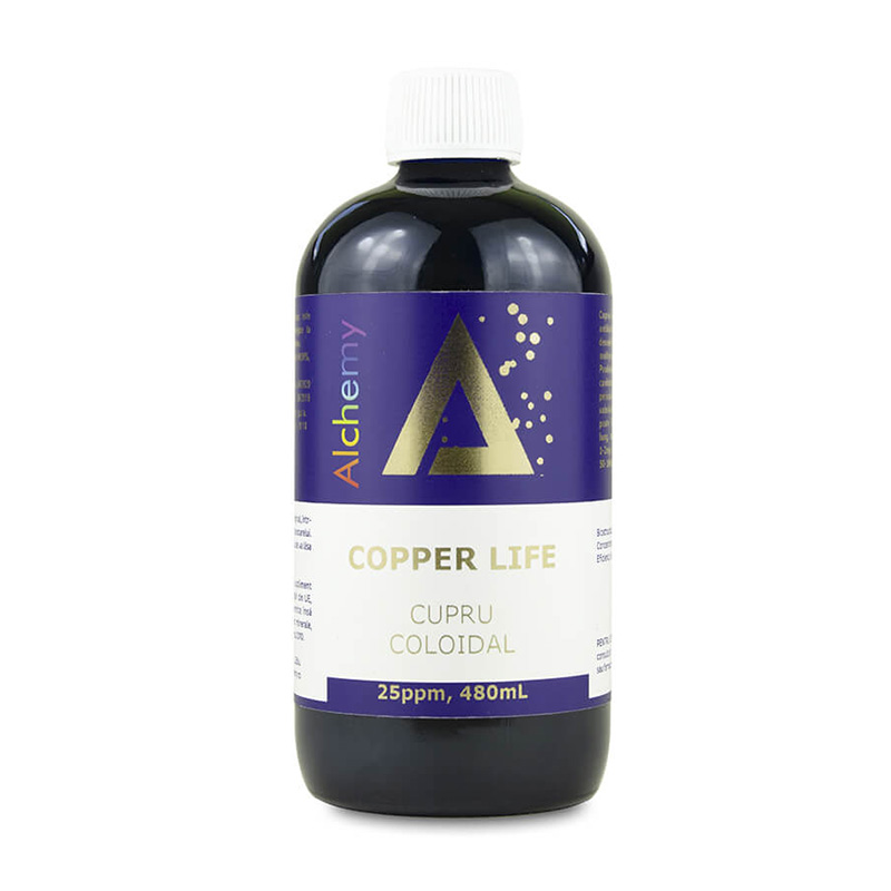 Cupru coloidal Copper Life 25ppm Pure, 480ml, Alchemy