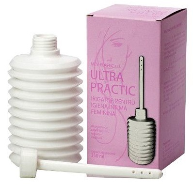 Irigator ultra practic pentru igiena intima femina, 350 ml, Mev-Plastic