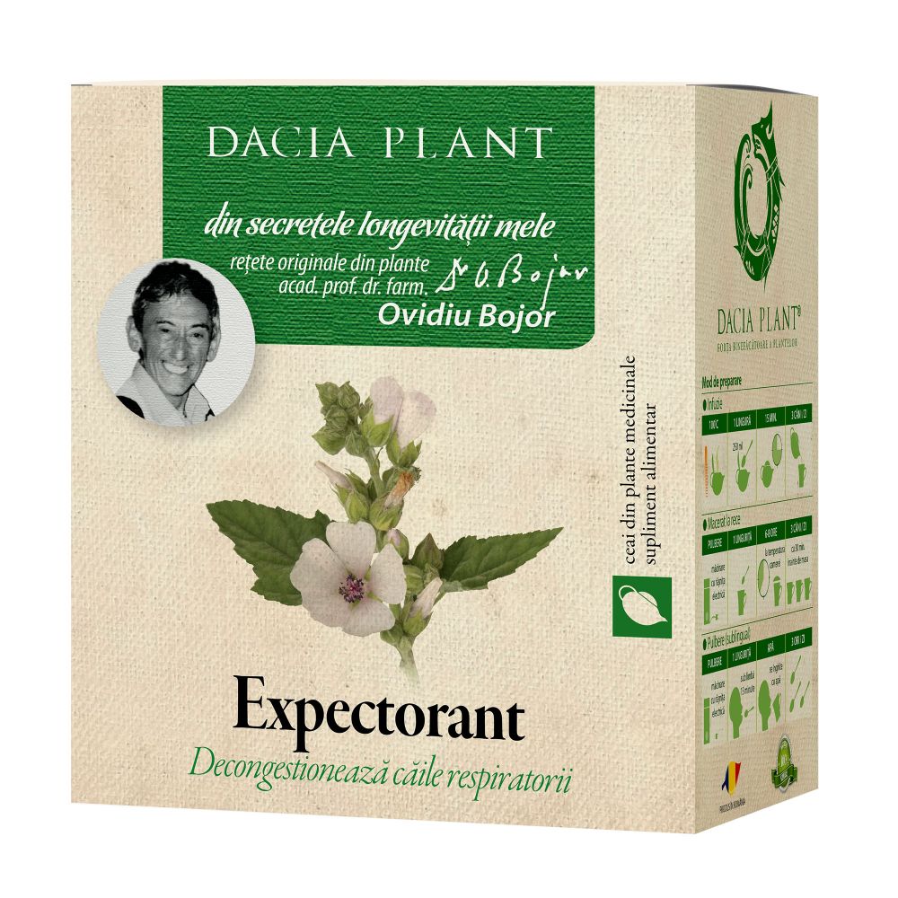Ceai expectorant, 50g, Dacia Plant