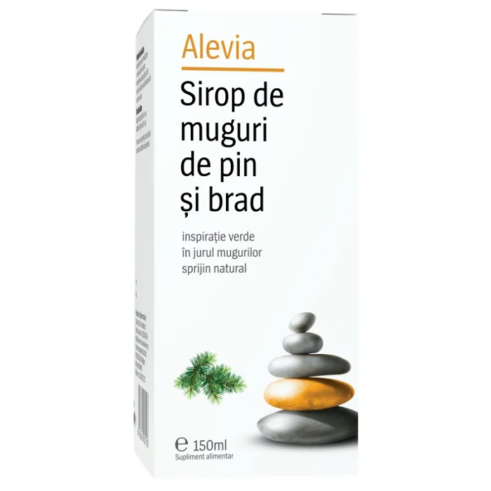 Sirop de muguri de pin si brad, 150ml, Alevia