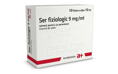 Ser Fiziologic 9 Mg/ml, 10 fiole, Antibiotice