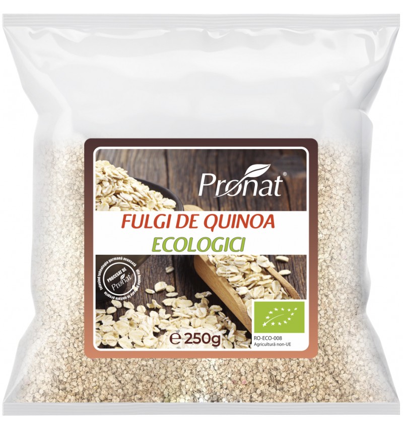 Fulgi de Quinoa Bio, 250g, Pronat