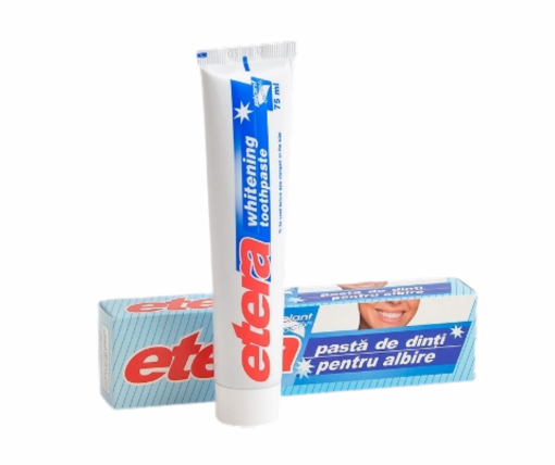 Pasta de dinti pentru albire, 75ml, Etera Plant Activ