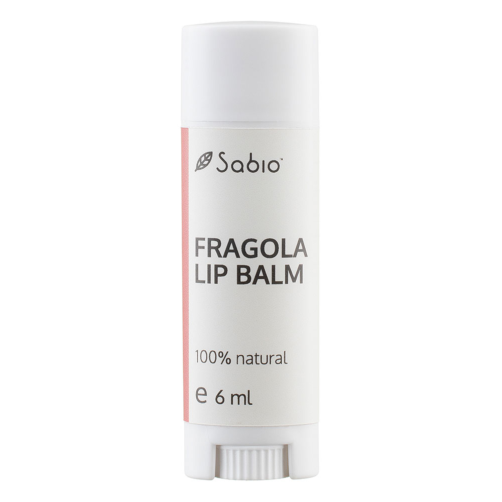 Balsam pentru buze de fragi, 6ml, Sabio