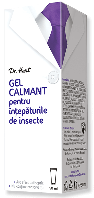 Dr.Hart Gel calmant intepaturi insecte, 50ml