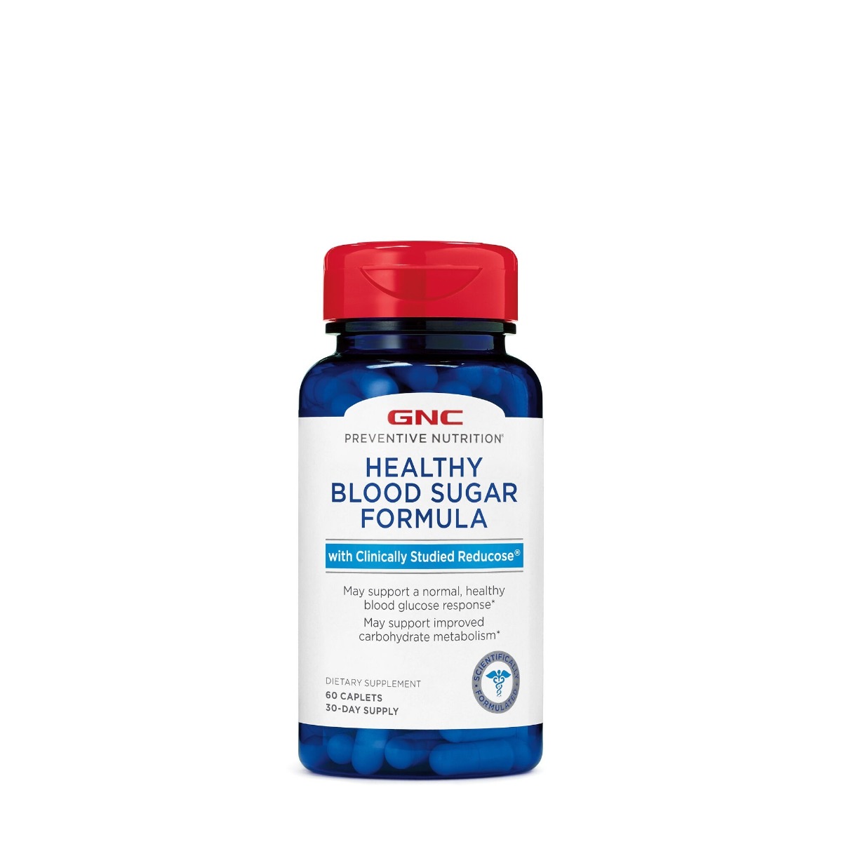 Formula cu reducose pentru reglarea zaharului din sange Preventive Nutrition Blood Sugar, 60 tablete, GNC