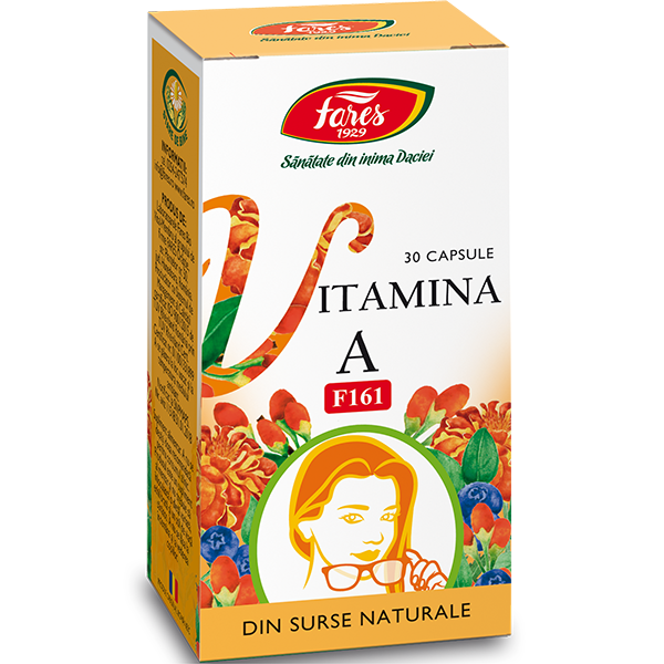 Vitamina A naturala, 30 capsule, Fares
