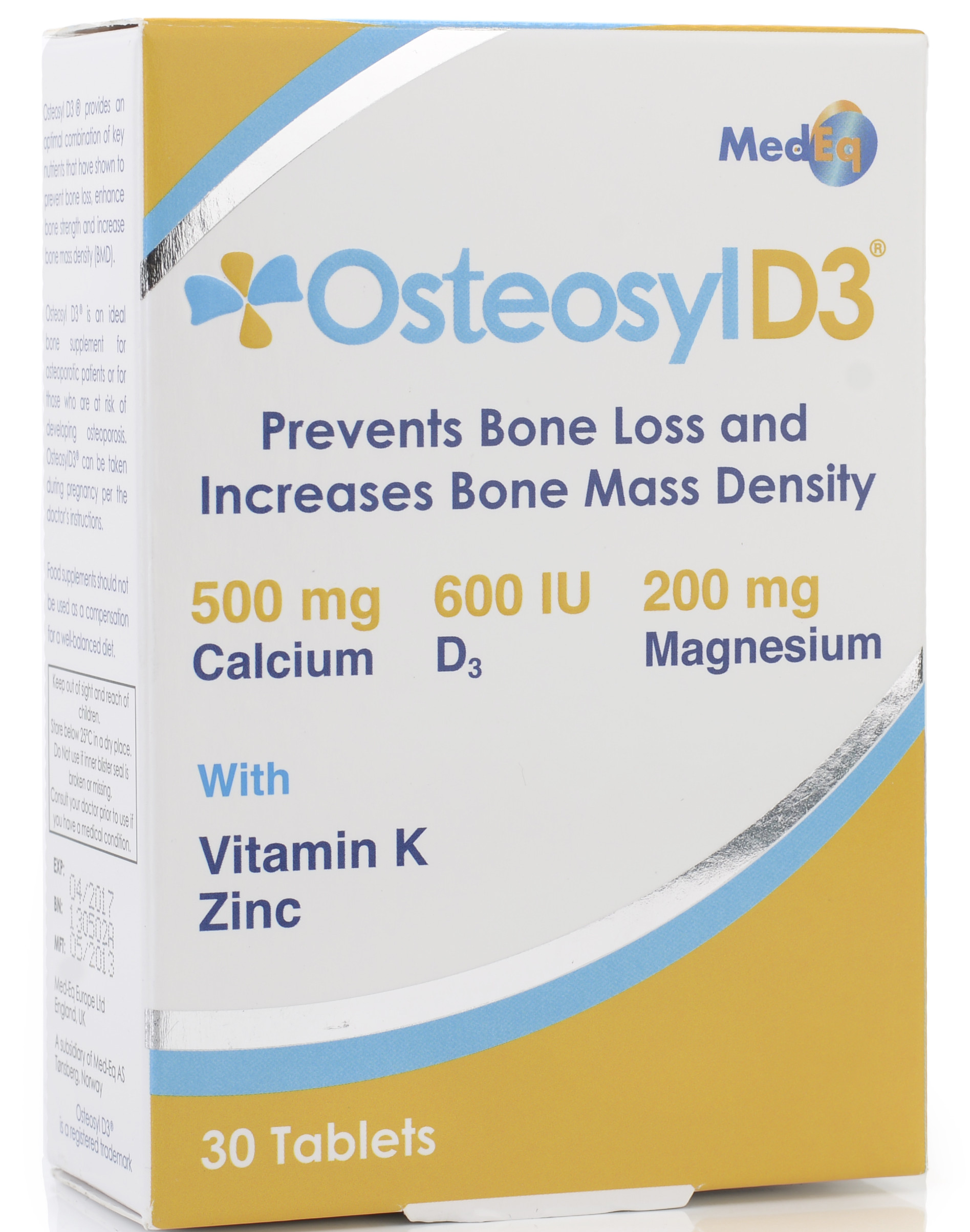 Osteosyl D3, 30 comprimate, MedEq