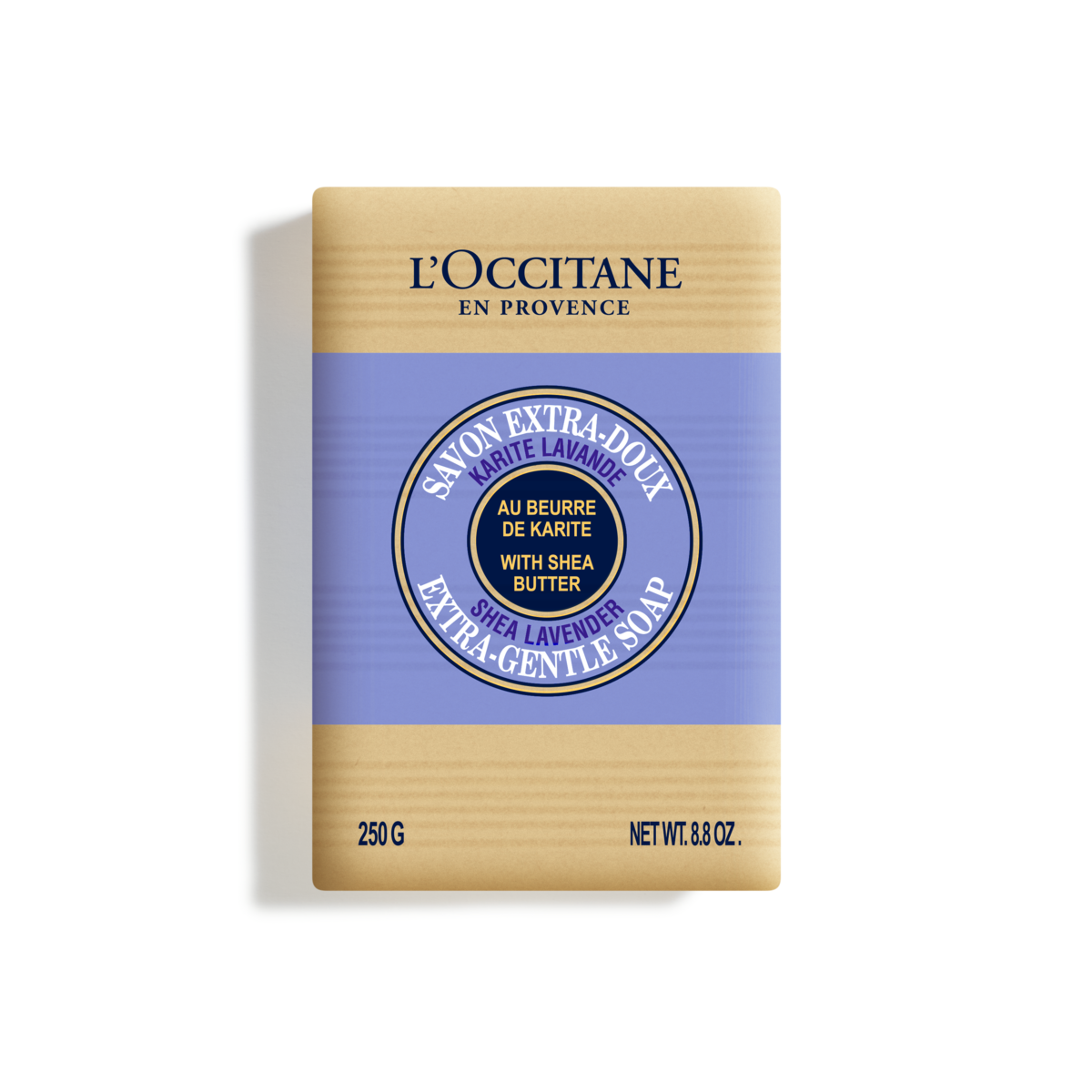 Sapun cu extract de unt de shea si lavanda, 250g, L'Occitane