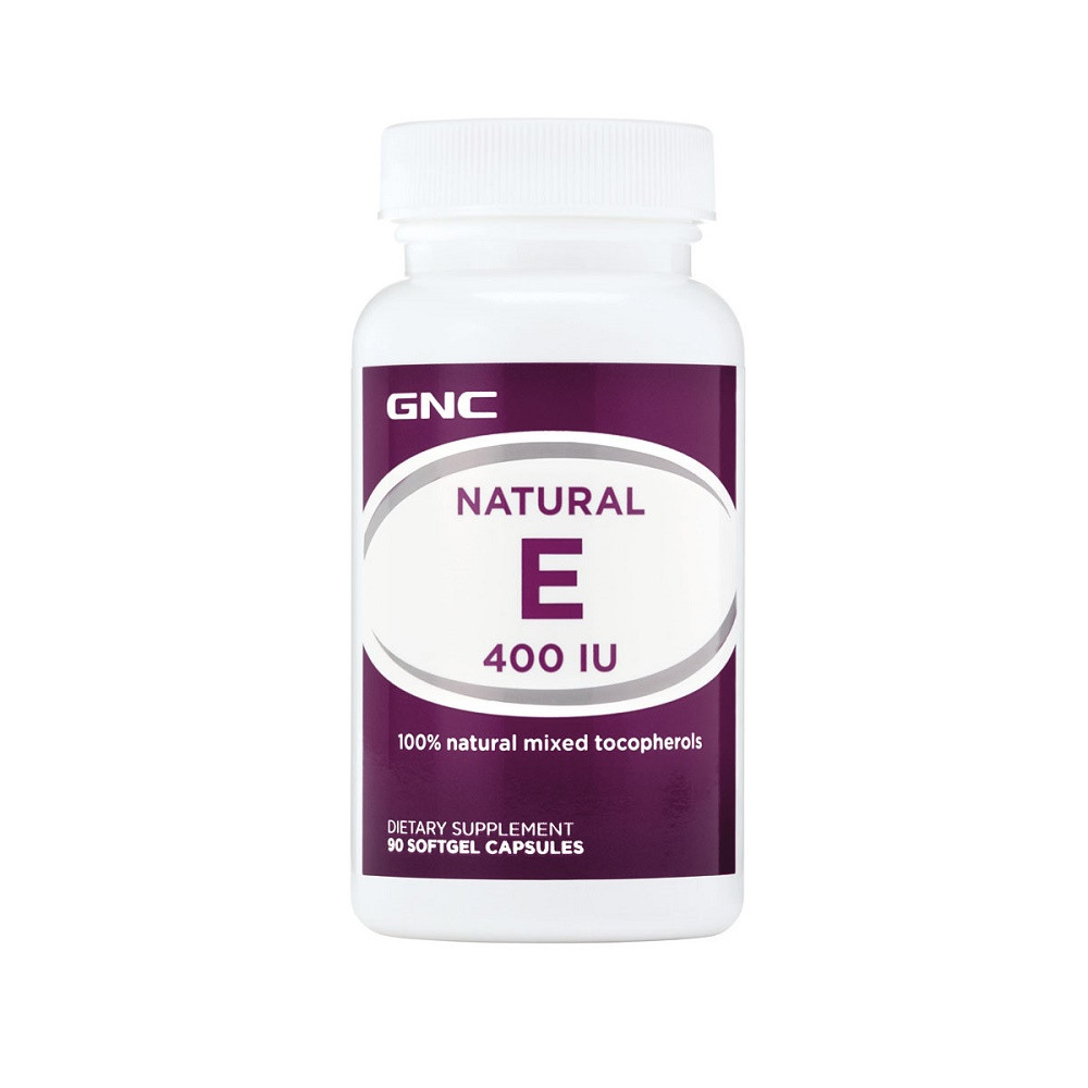 Vitamina E Naturala 400UI, 90 capsule moi, GNC