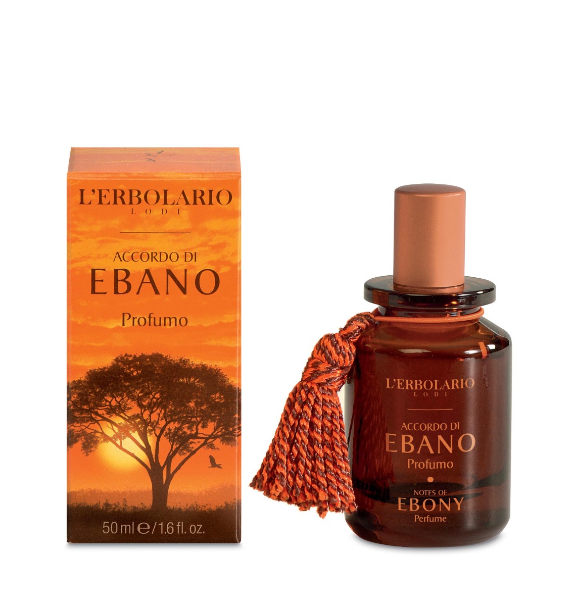 L'Erbolario Apa de parfum Notes of Ebony, 50ml