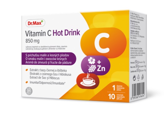 Dr. Max Vitamin C Hot Drink​, 10 plicuri