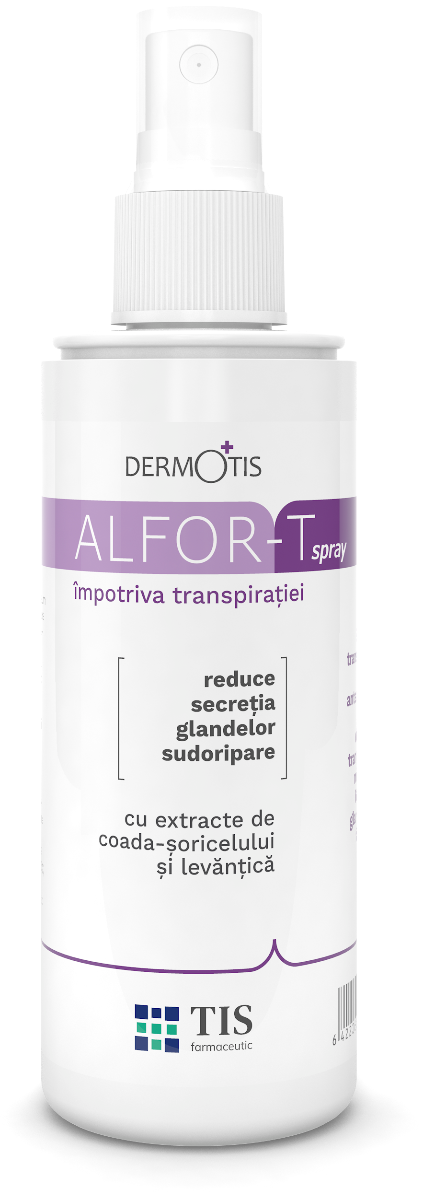 Alfor-T spray impotriva transpiratiei, 110ml, Tis Farmaceutic