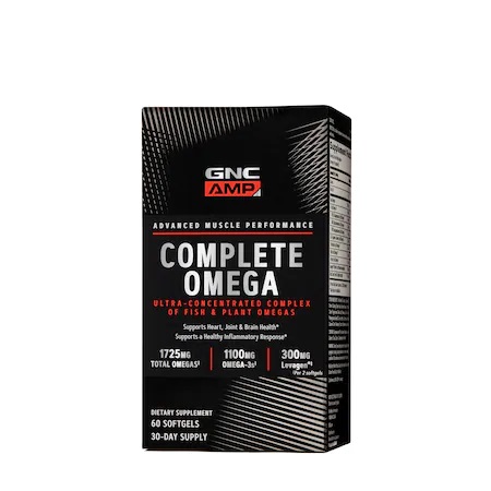 Acizi Grasi Omega Complete Omega AMP, 60 capsule, GNC