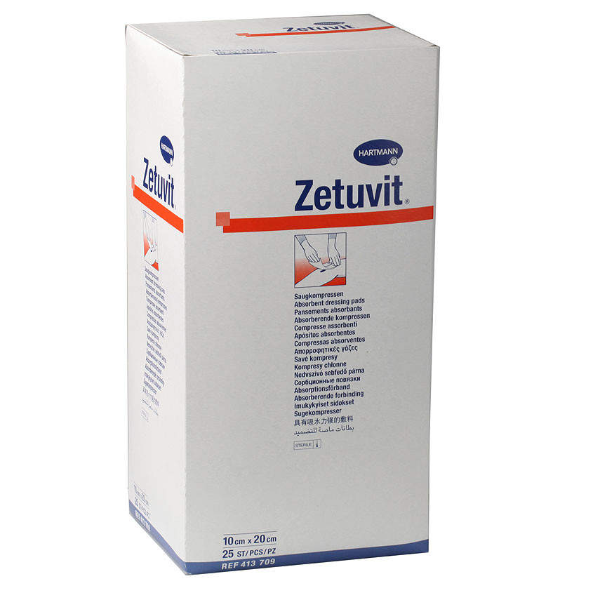 Comprese absorbante Zetuvit 10x20cm, 25 bucati, Hartmann