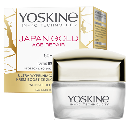 Crema pentru umplerea ridurilor de zi si noapte pentru ten 50+ Japan Gold Age Repair, 50ml, Yoskine