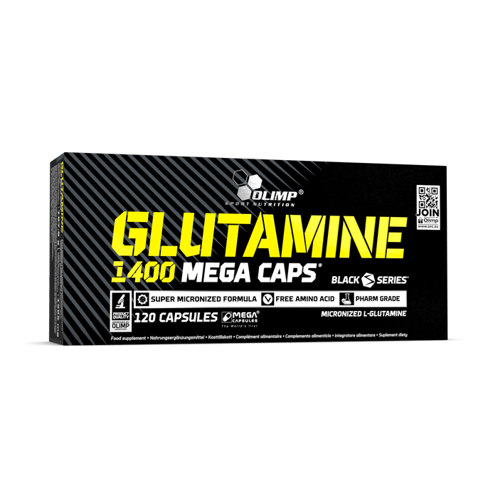 Glutamina 1400 Mega Caps, 120 capsule, Olimp Sport Nutrition