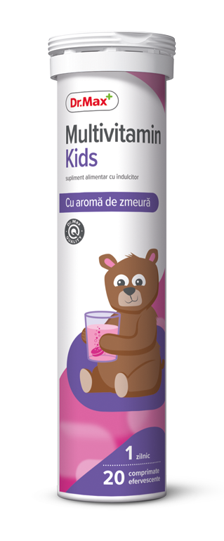 Dr. Max Multivitamin Kids pentru copii, 20 tablete efervescente