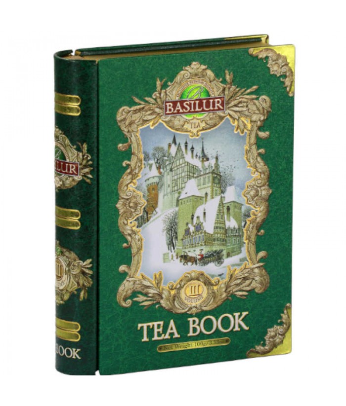 Ceai verde cu merisoare, capsuni si pepene galben Tea Book Vol 3, 100g, Basilur