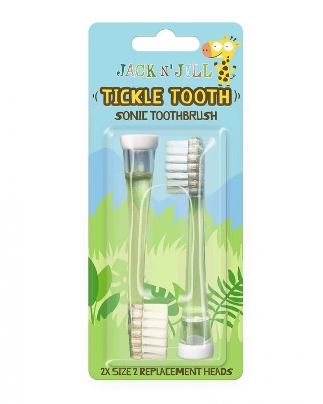 Rezerve periuta de dinti sonica de la 0-3 ani Tickle Tooth, 2 bucati, Jack N' Jill