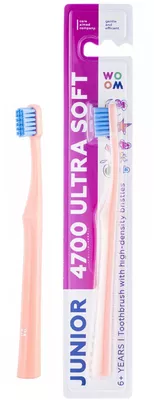 Periuta de dinti pentru copii Junior 4700 Ultra Soft, 1 bucata, Woom