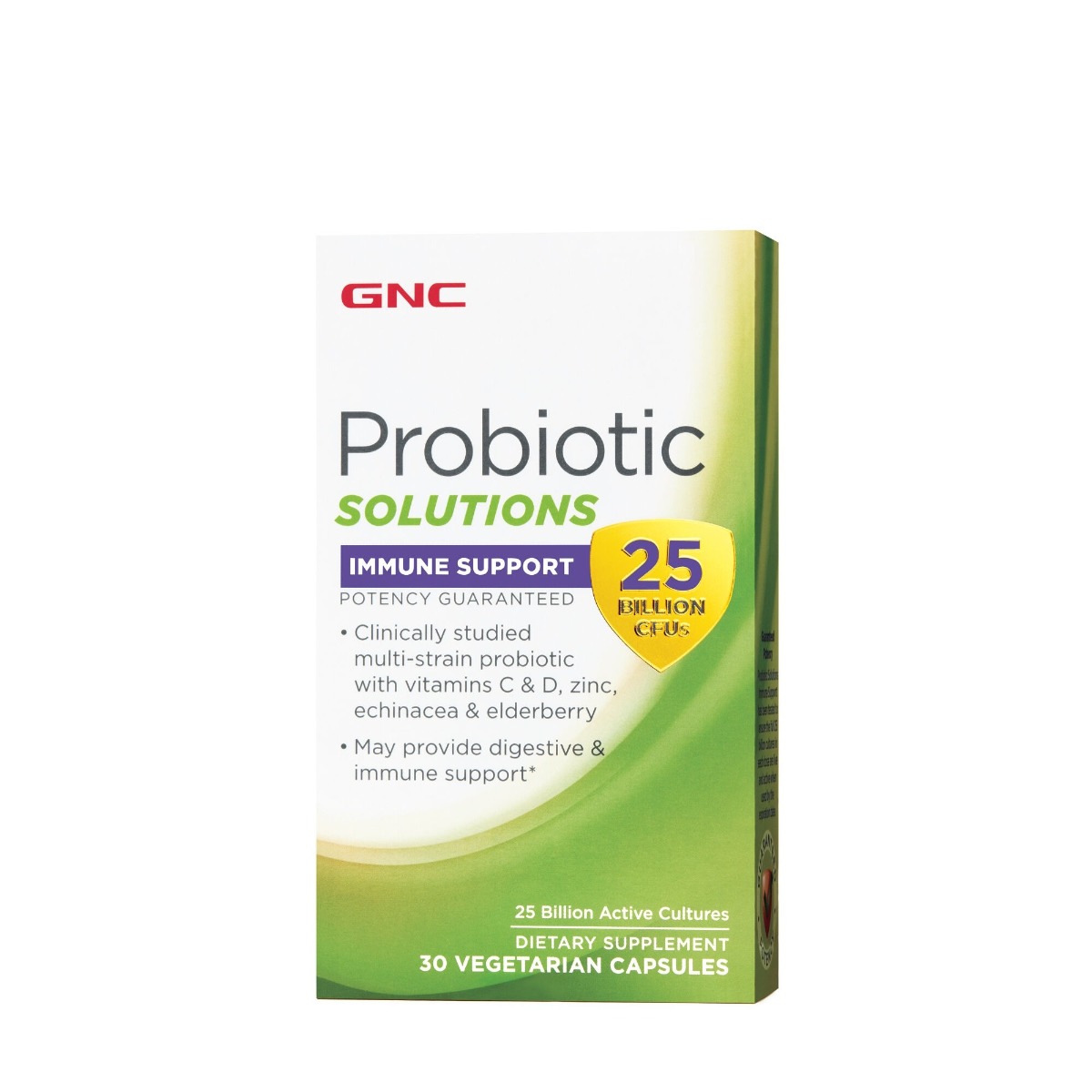 Probiotic solutions Immune Support 25 Billion CFUs, 30 capsule, GNC