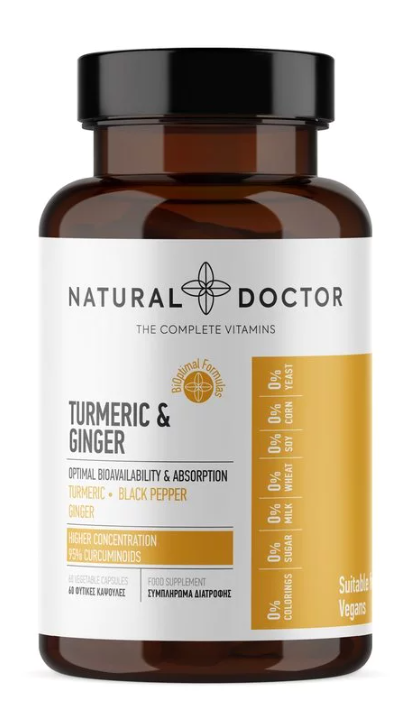 Turmeric & Ginger, 60 capsule, Natural Doctor