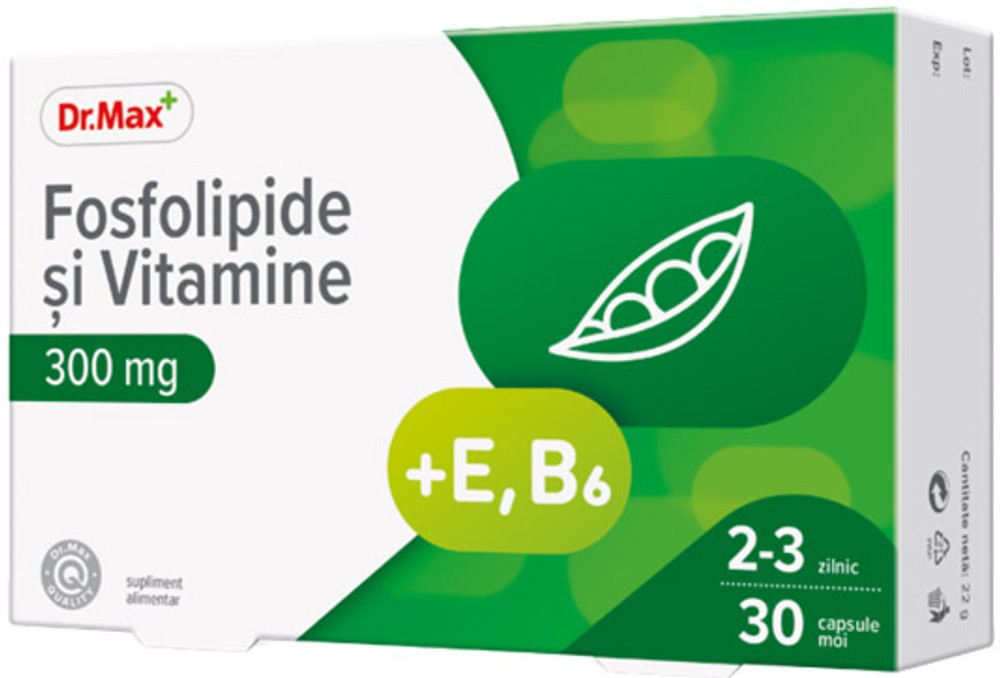 Dr. Max Fosfolipide si vitamine, 30 capsule