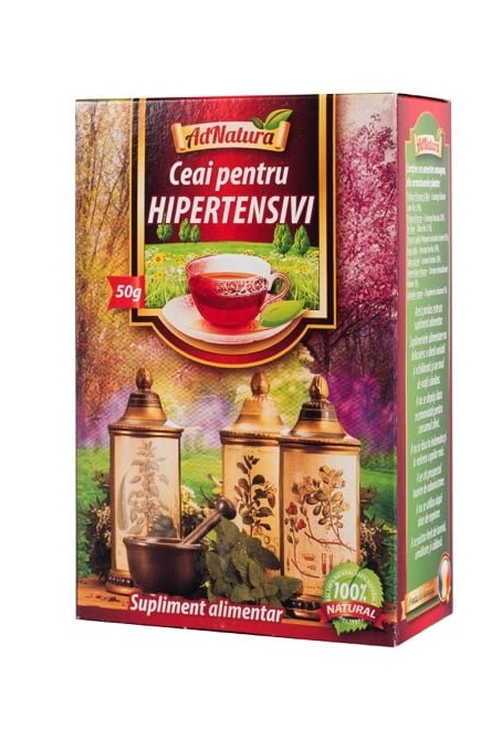 Ceai pentru hipertensivi, 50g, AdNatura