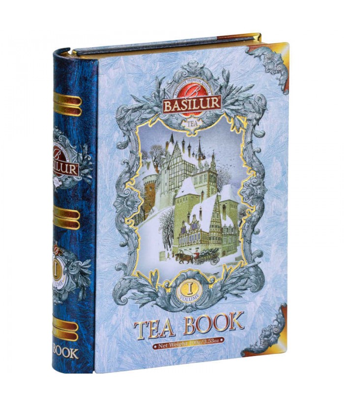 Ceai negru cu albastrele, iasomie si aroma de migdale prajite Tea Book Vol 1, 100g, Basilur