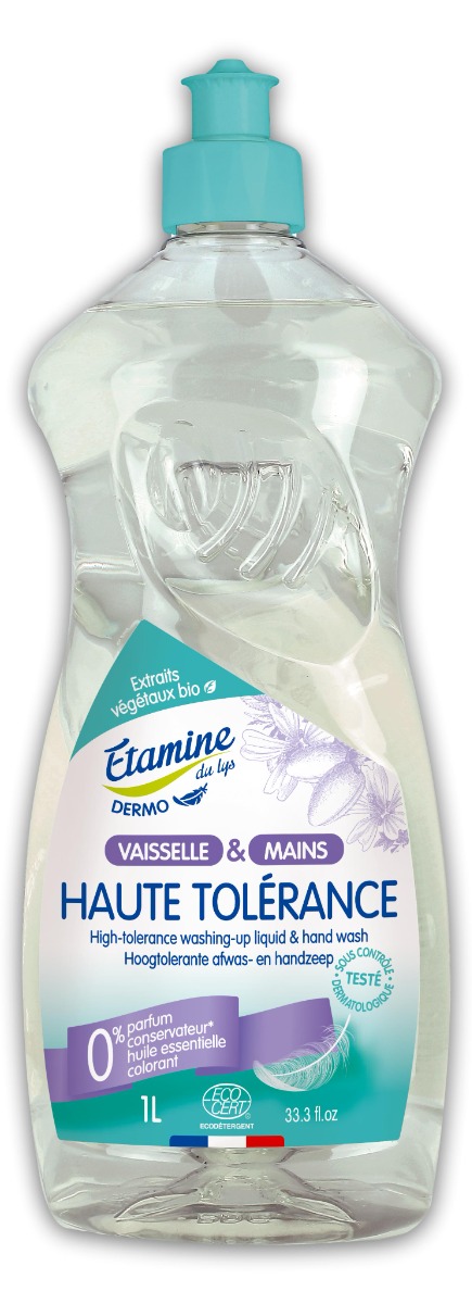 Detergent bio pentru vase si maini fara sapun cu toleranta ridicata pentru piele, 1000ml, Etamine