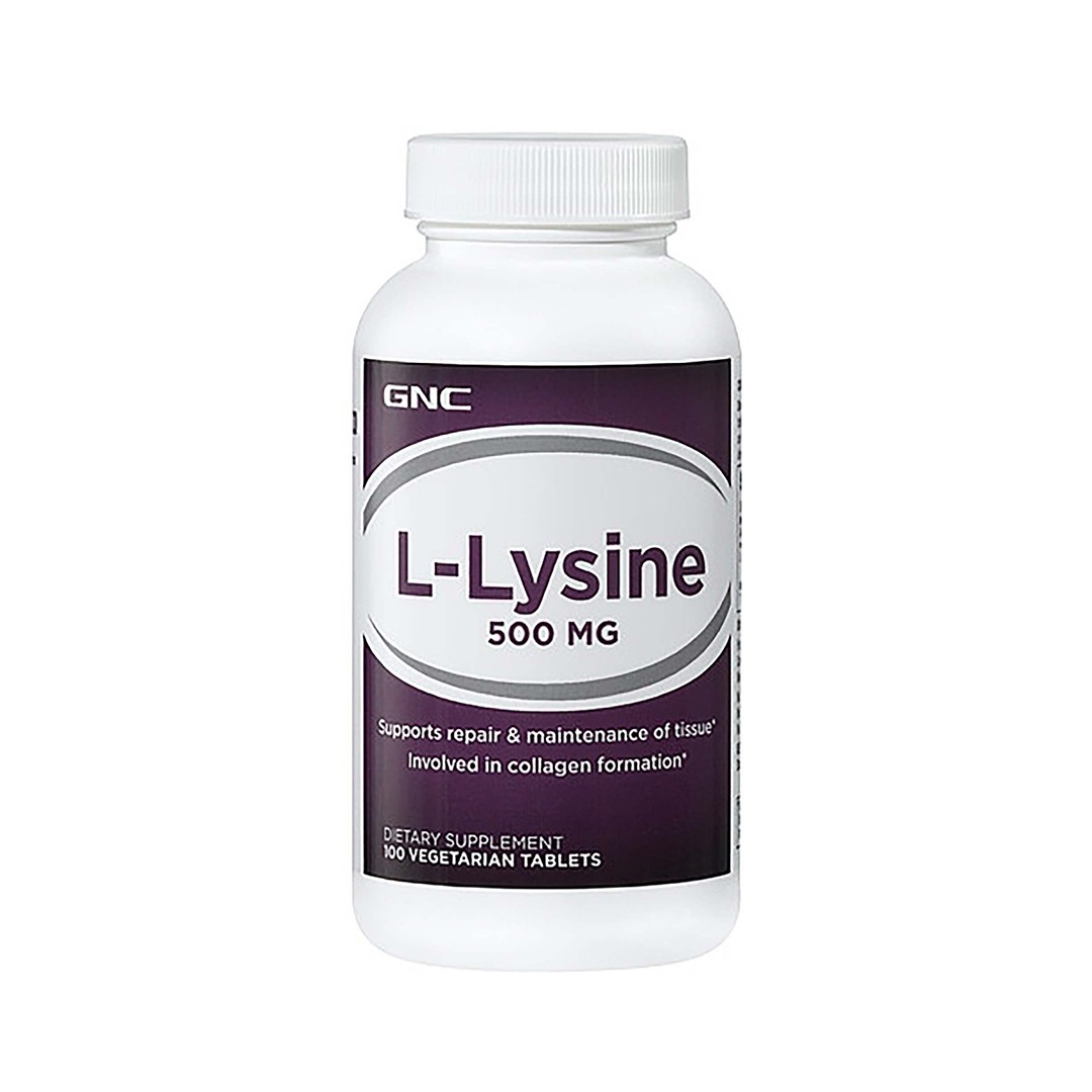L-Lizina 500mg, 100 tablete, GNC