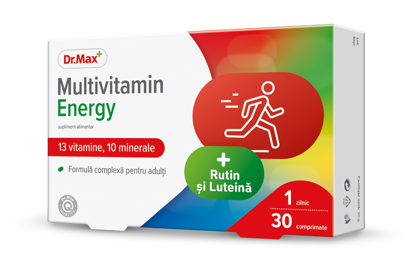 Dr. Max Multivitamin Energy, 30 comprimate
