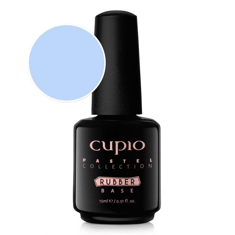 Rubber base Pastel Collection Baby Blue, 15ml, Cupio