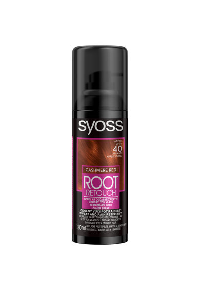 Spray pentru vopsirea temporara a radacinilor Root Retoucher Rosu Casmir, 120ml, Syoss