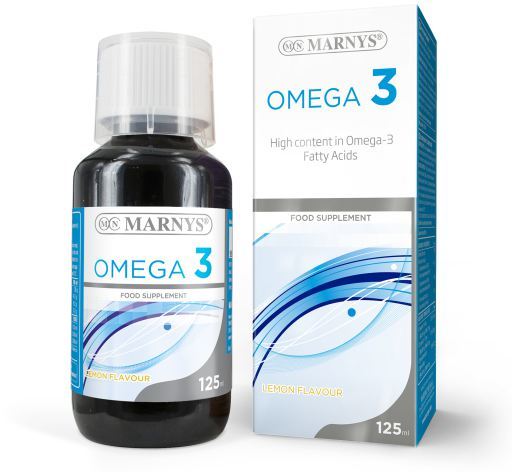 Omega 3 lichid, 125ml, Marnys