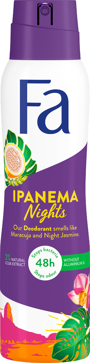 Deodorant spray Ipanema Nights, 150ml, Fa