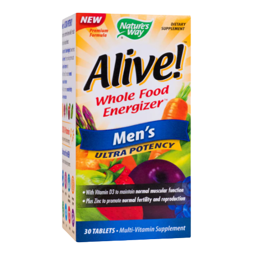 Supliment alimentar Alive! Men’s Ultra Nature's Way, 30 tablete, Secom