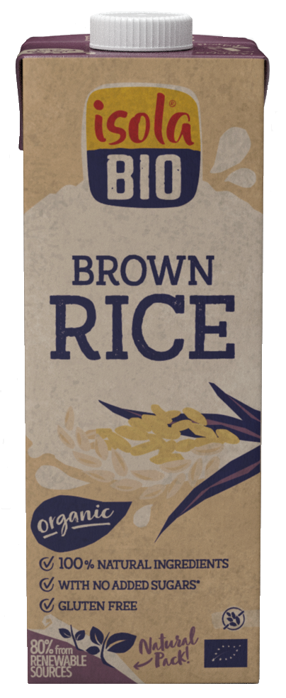 Bautura din orez brun integral, 1000ml, Isola Bio