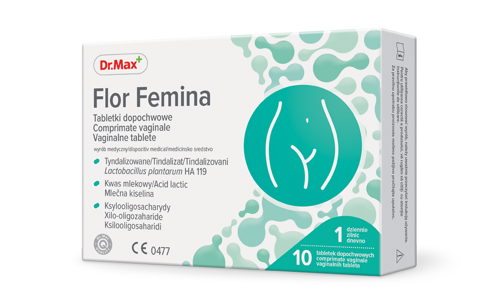 Dr.Max Flor Femina, 10 comprimate vaginale