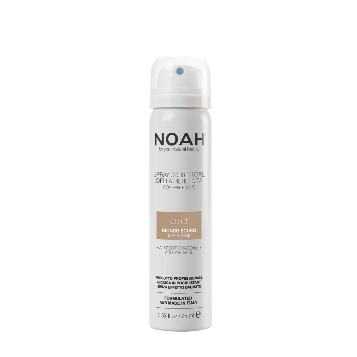 Spray corector cu Vitamina B5 pentru acoperirea radacinii parului Blond inchis, 75ml, Noah
