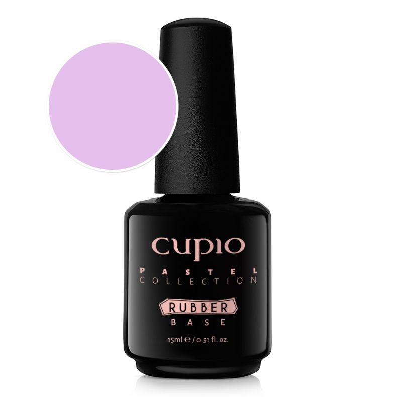 Rubber base Pastel Collection Lilac, 15ml, Cupio