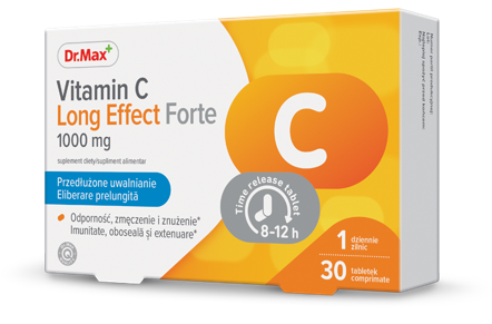 Dr. Max Vitamin C 1000mg Long Effect Forte​, 30 comprimate