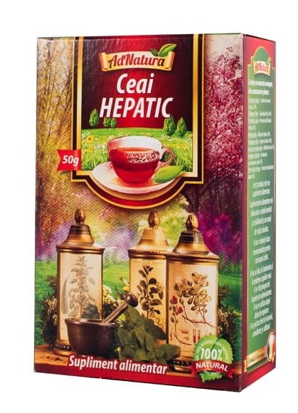 Ceai hepatic, 50g, AdNatura