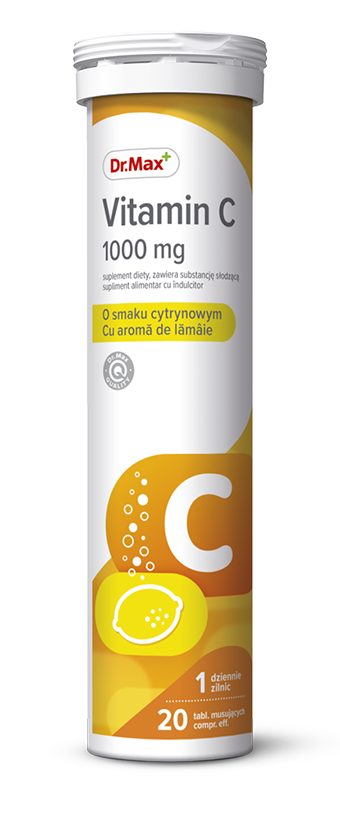 Dr. Max Vitamina C 1000mg, 20 comprimate efervescente