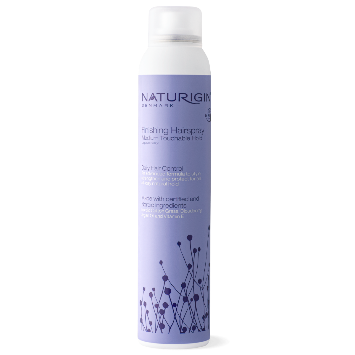 Fixativ cu sustinere flexibila si aspect natural pentru uz zilnic Finishing Hairspray, 200ml, Naturigin