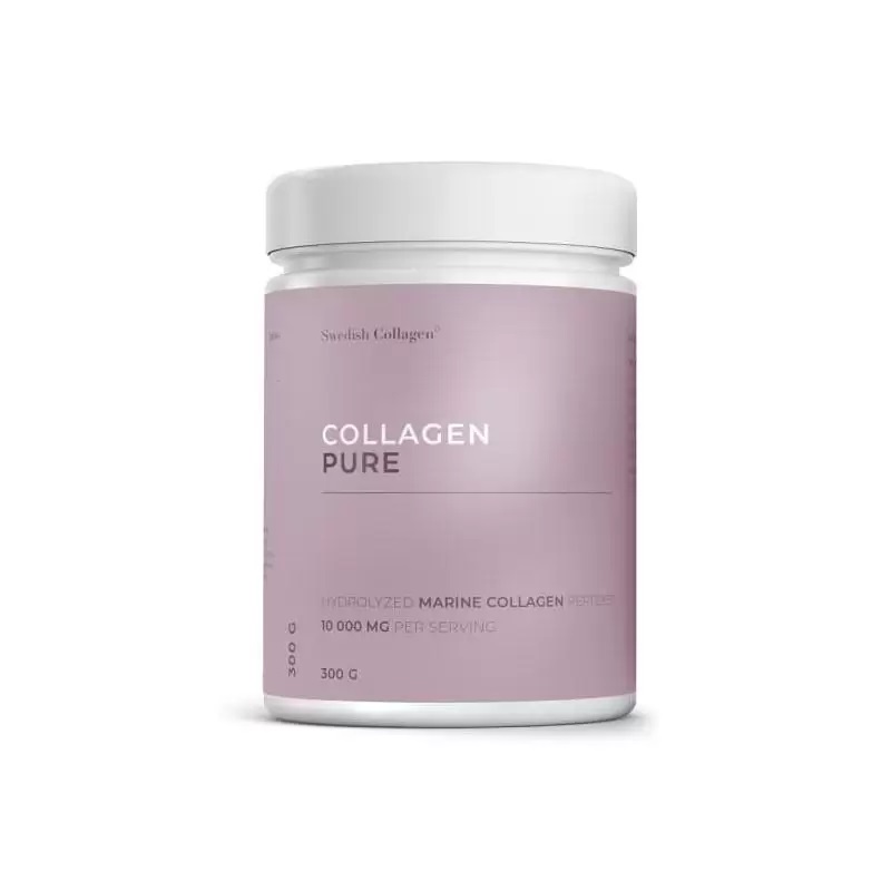 Pulbere de colagen hidrolizat tip 1 si 3 Pure peptide, 300g, Swedish Collagen