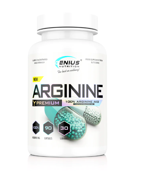 Arginina AKG, 90 capsule, Genius Nutrition