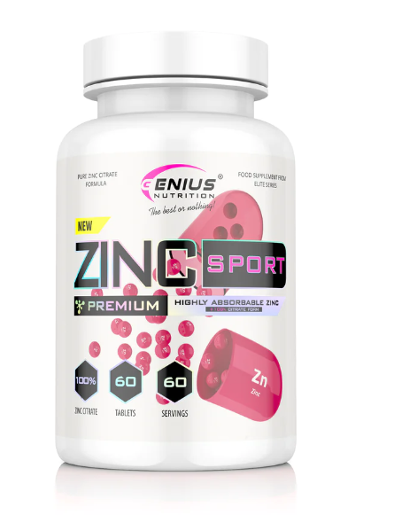 Zinc Sport, 60 tablete, Genius Nutrition