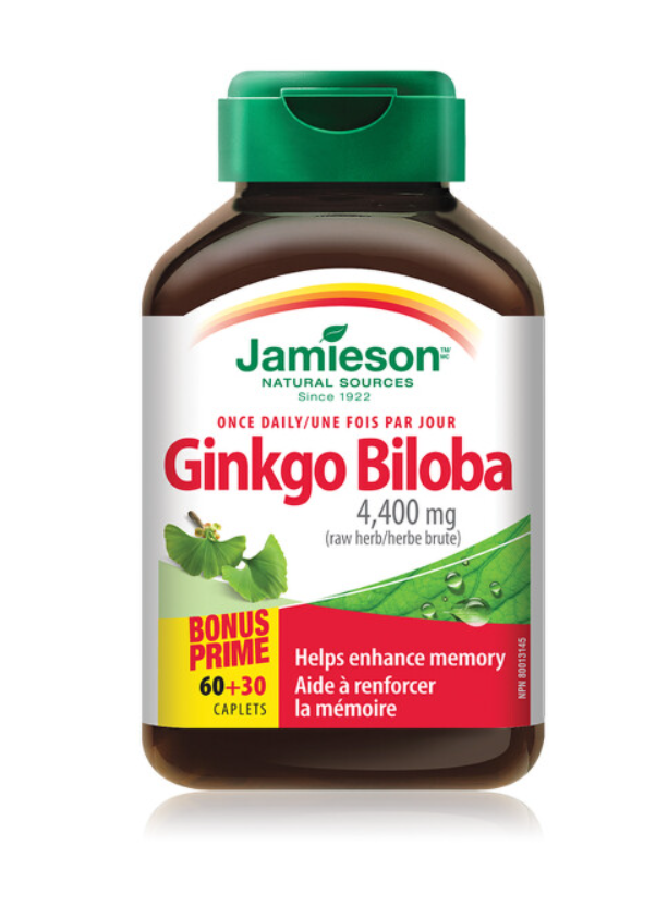 Ginkgo Biloba 80mg, 90 comprimate, Jamieson